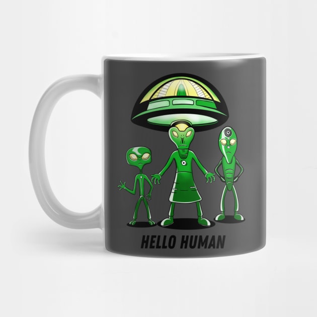 Hello Human, Friendly Aliens by micho2591